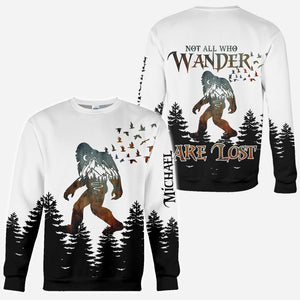 Not All Those Who Wander Are Lost - Personalized Camping All Over Shirt