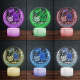 Salty Soul - Personalized Turtle Shaped Plaque Light Base