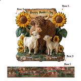 Happy Mudder's Day - Personalized Mother 1 Layered Big Freestanding
