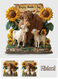 Happy Mudder's Day - Personalized Mother 1 Layered Big Freestanding