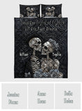 Till Death Do Us Part - Personalized Skull Quilt Set