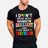 T-shirt et sweat à capuche « Je suis brillant » pour la sensibilisation à l'autisme 112021