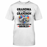 T-shirt et sweat à capuche « Grand-mère et petit-fils » pour la sensibilisation à l'autisme 112021