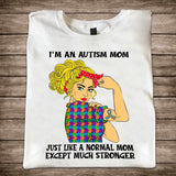 Maman d'enfant autiste - T-shirt et sweat à capuche de sensibilisation à l'autisme 112021