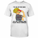 Maman d'enfant autiste - T-shirt et sweat à capuche de sensibilisation à l'autisme 112021
