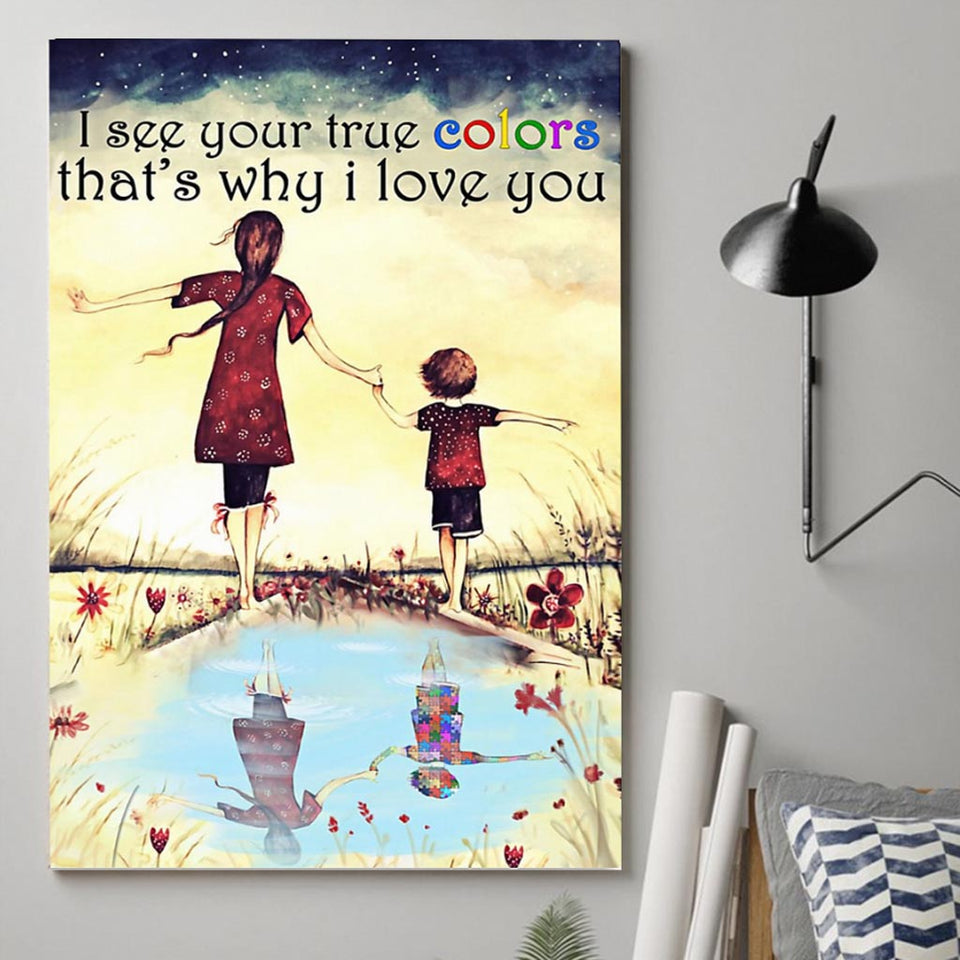 J'aime une personne autiste - Affiche de sensibilisation à l'autisme 112021
