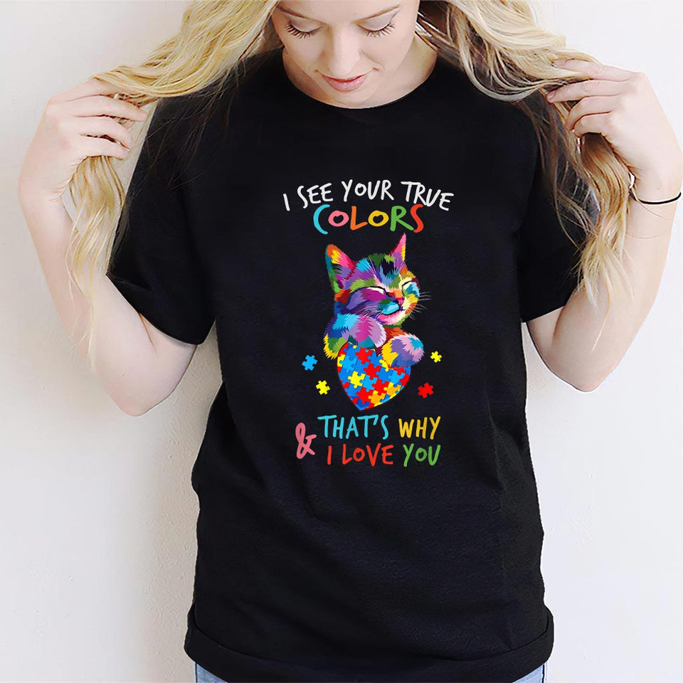 I Love Someone With Autism - Autism Awareness T-shirt and Hoodie 112021