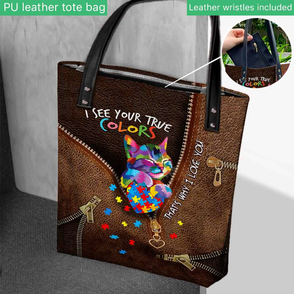J'aime une personne autiste - Sac fourre-tout de sensibilisation à l'autisme 1121