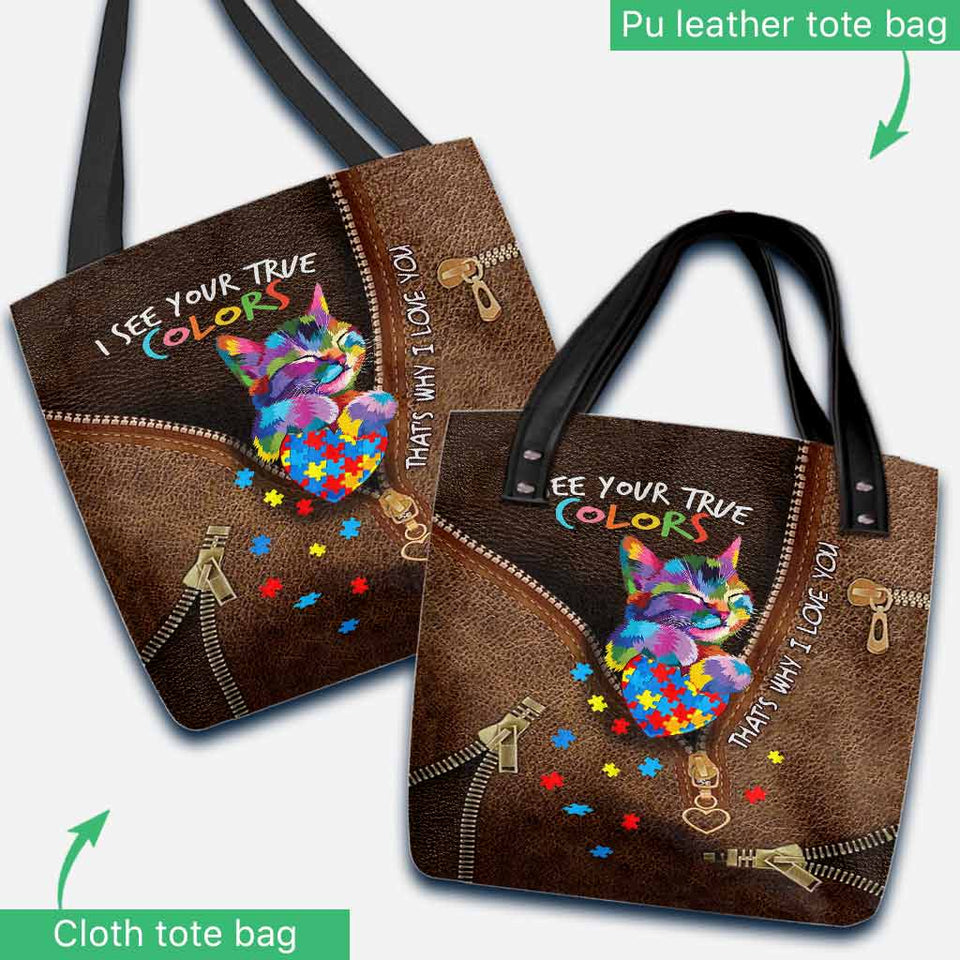 J'aime une personne autiste - Sac fourre-tout de sensibilisation à l'autisme 1121
