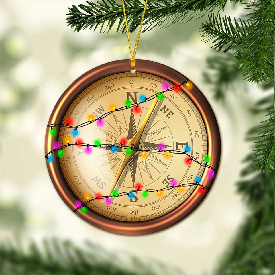 Camping Items Collection - Christmas Camping Ornament (Printed On Both Sides)