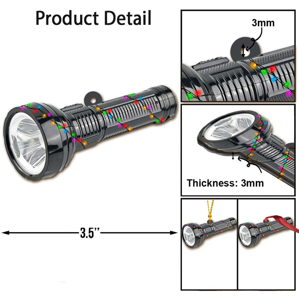 Camping Items Collection - Christmas Camping Ornament (Printed On Both Sides)