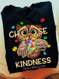 T-shirt et sweat-shirt « Choose Kindness Autism Awareness » 0523