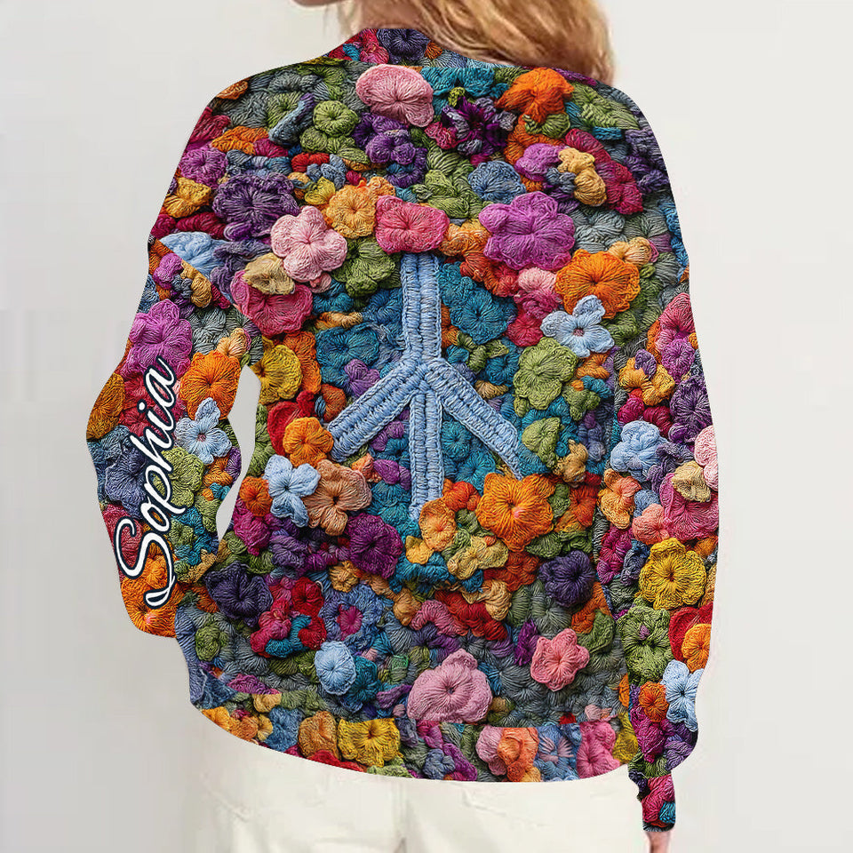 Hippie Soul - Personalized Hippie Cardigan Sweater