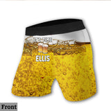 It's Time - Personalized Beer Men’s Boxer Briefs