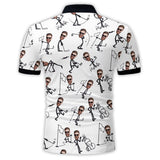 The Perfect Christmas Gift For Star Golf Dad, Uncle, Husband... - Personalized Golf Polo Shirt