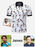 The Perfect Christmas Gift For Star Golf Dad, Uncle, Husband... - Personalized Golf Polo Shirt