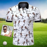 Gift For Golf Dad, Uncle, Husband... - Personalized Golf Polo Shirt