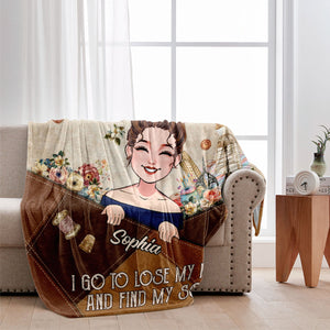 And Into The Sewing Room I Go - Personalized Sewing Blanket