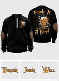 Let's Have A Beer - Personalized Beer Men Zip-Up Sweatshirt