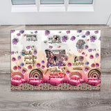 Positive Affirmations Butterfly - Personalized Butterfly Doormat