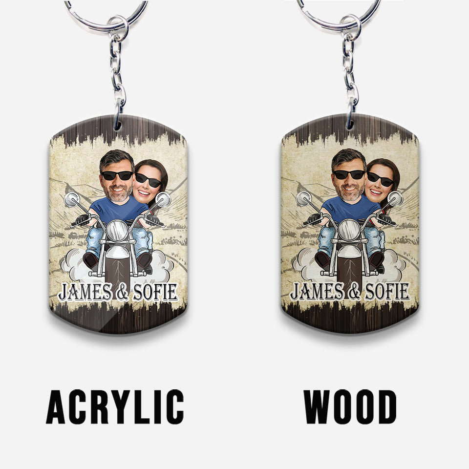 Keys To The Bikers - Personalized Biker Keychain