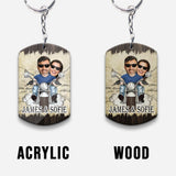 Keys To The Bikers - Personalized Biker Keychain