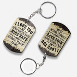Keys To The Bikers - Personalized Biker Keychain