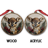 Deer Family - Personalized Family Ornament