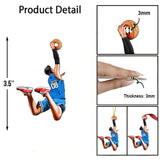 Any Name and Number - Personalized Basketball Custom Shaped Ornament
