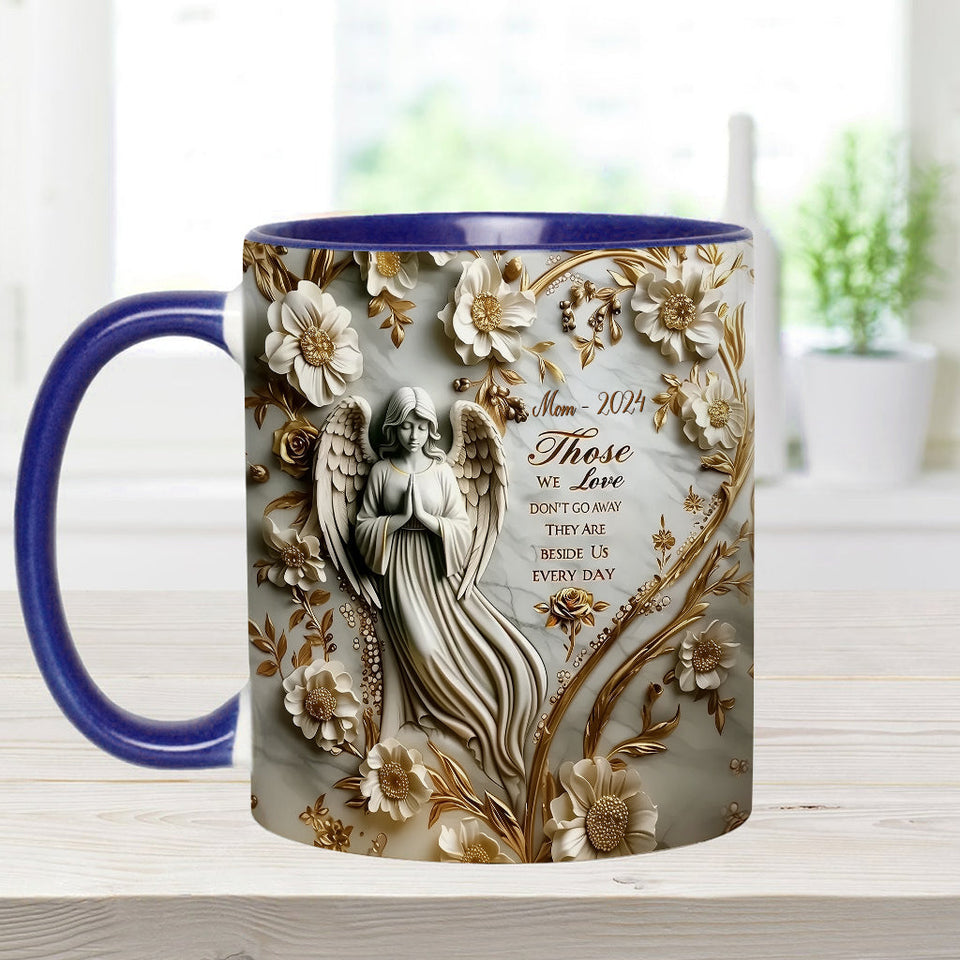 Ceux qu'on aime ne nous quittent jamais - Mug commémoratif personnalisé