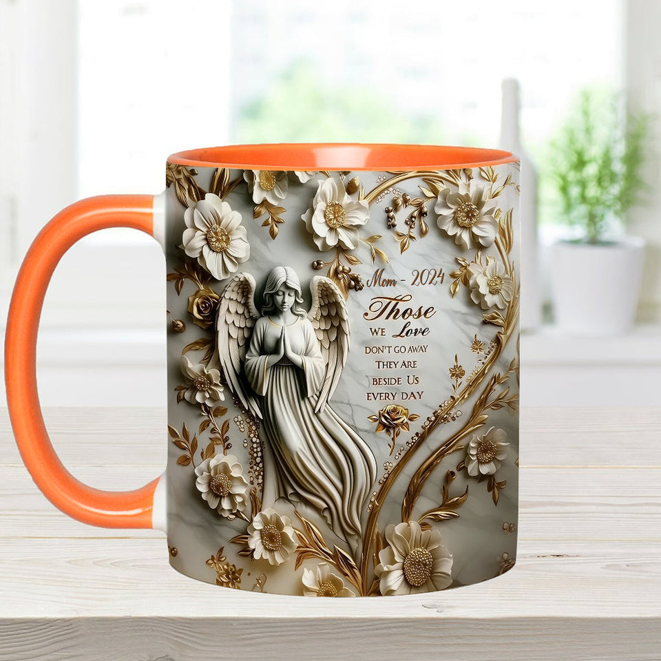 Ceux qu'on aime ne nous quittent jamais - Mug commémoratif personnalisé