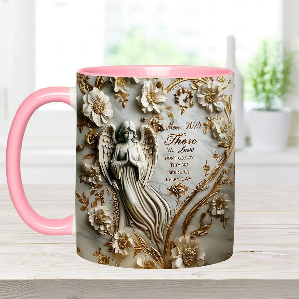 Ceux qu'on aime ne nous quittent jamais - Mug commémoratif personnalisé