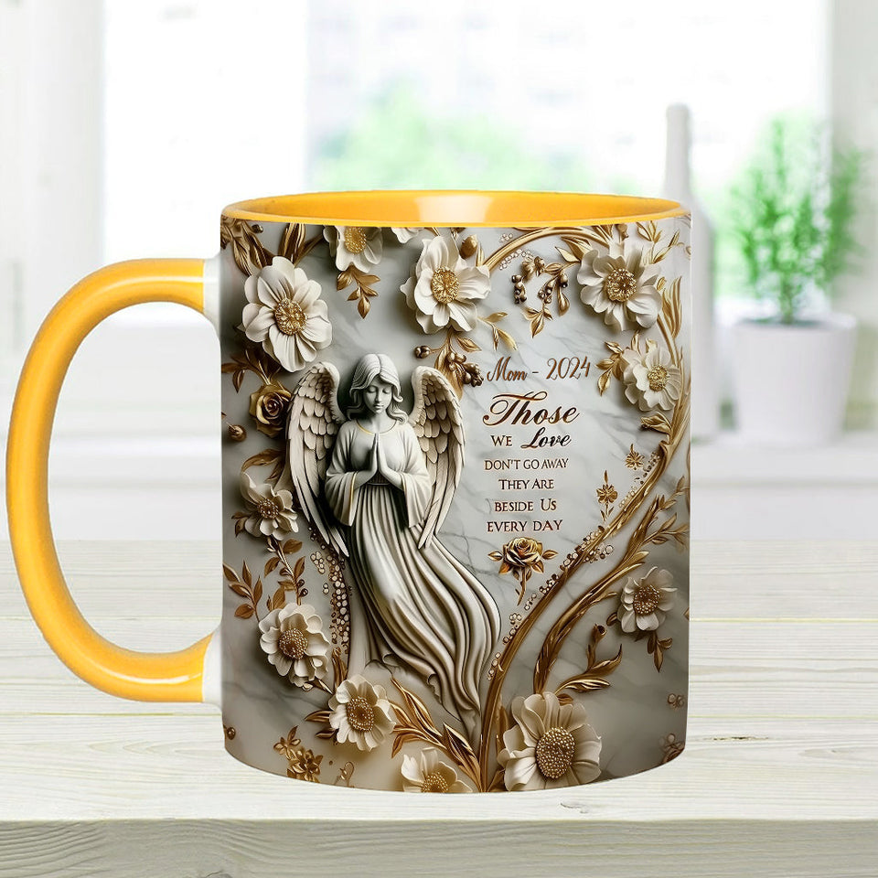 Ceux qu'on aime ne nous quittent jamais - Mug commémoratif personnalisé