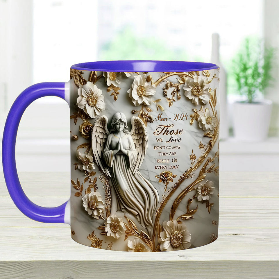 Ceux qu'on aime ne nous quittent jamais - Mug commémoratif personnalisé