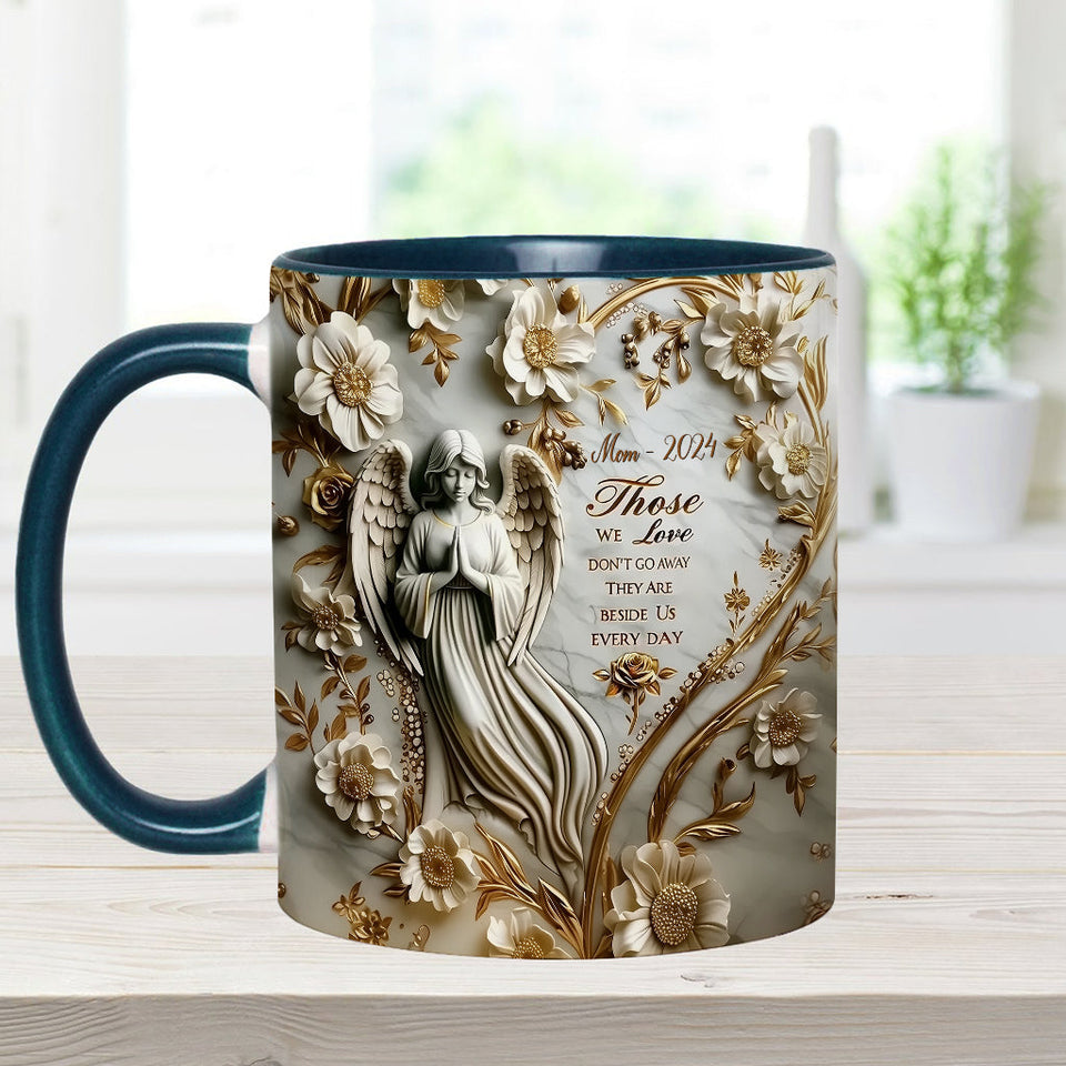 Ceux qu'on aime ne nous quittent jamais - Mug commémoratif personnalisé
