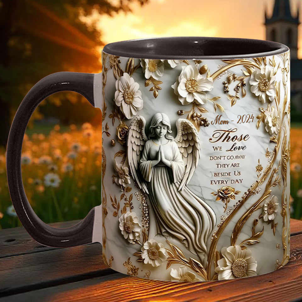 Ceux qu'on aime ne nous quittent jamais - Mug commémoratif personnalisé