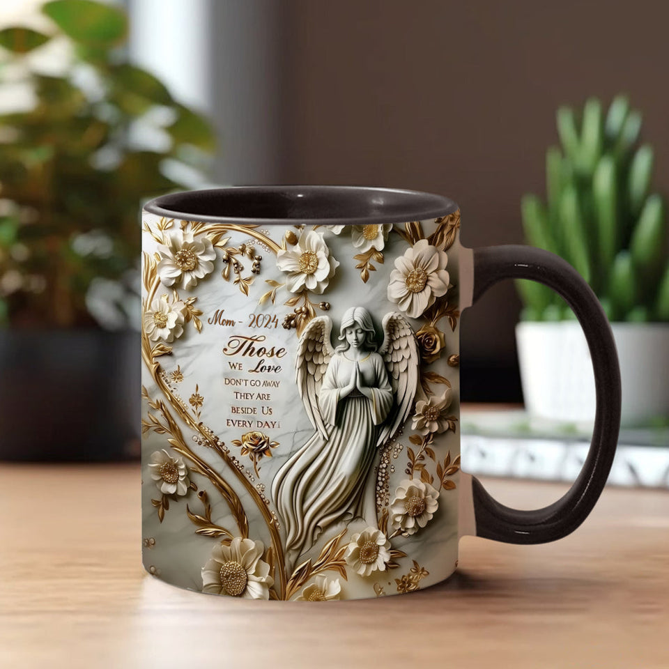 Ceux qu'on aime ne nous quittent jamais - Mug commémoratif personnalisé