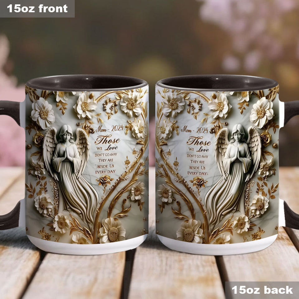 Ceux qu'on aime ne nous quittent jamais - Mug commémoratif personnalisé