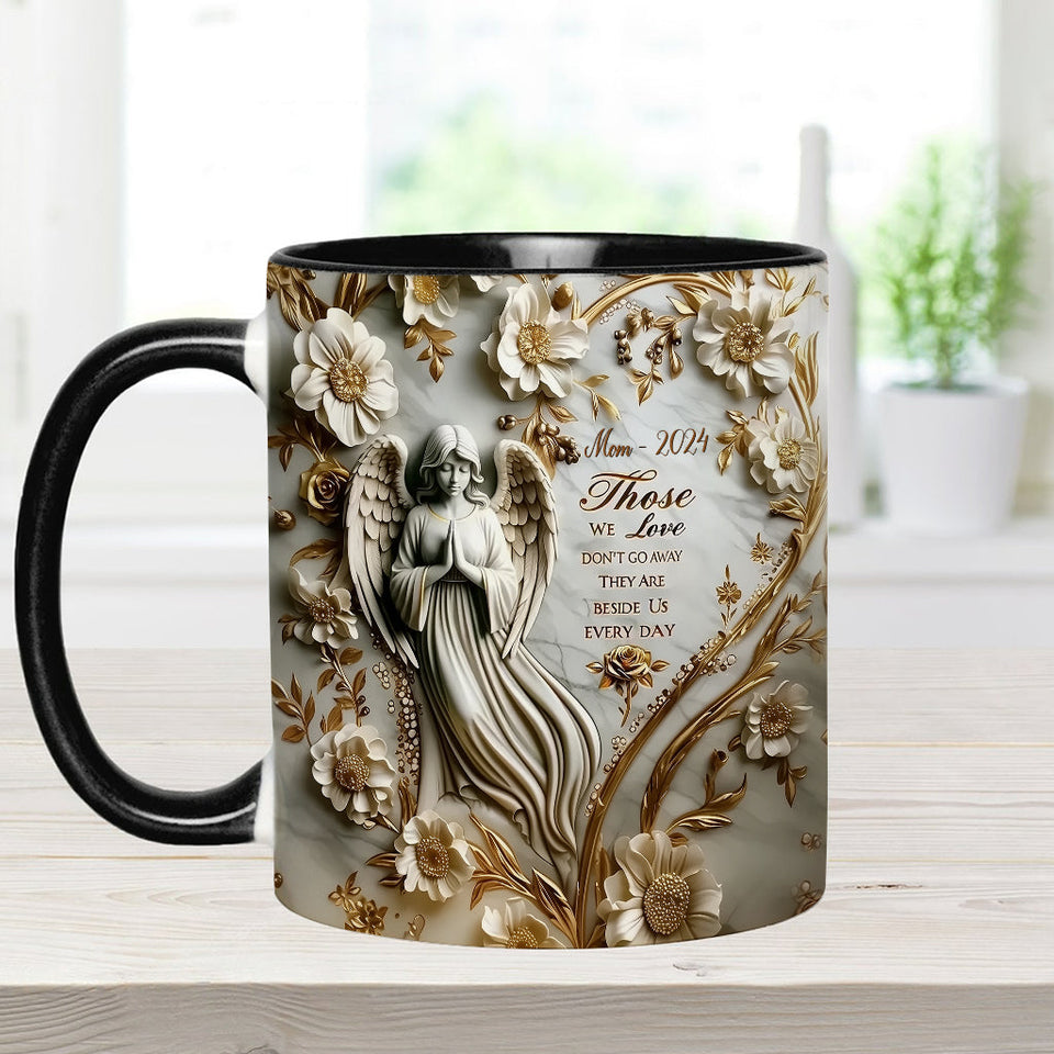 Ceux qu'on aime ne nous quittent jamais - Mug commémoratif personnalisé
