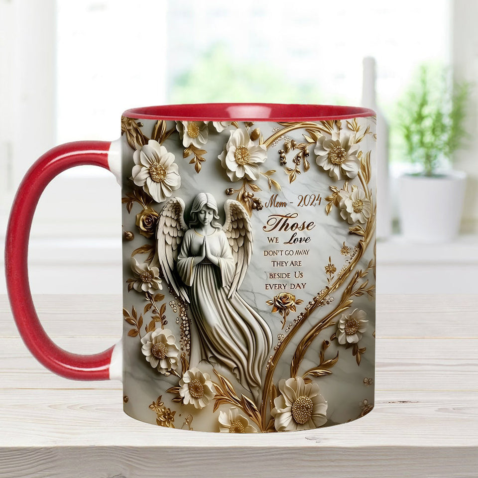 Ceux qu'on aime ne nous quittent jamais - Mug commémoratif personnalisé