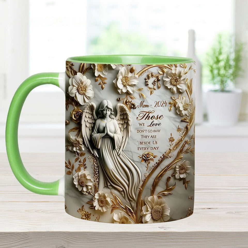 Ceux qu'on aime ne nous quittent jamais - Mug commémoratif personnalisé