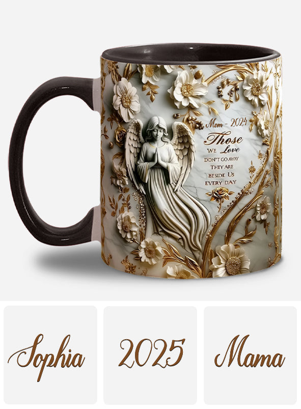 Ceux qu'on aime ne nous quittent jamais - Mug commémoratif personnalisé