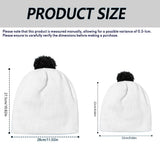King And Queen - Personalized Couple Beanie Hat
