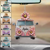 Hippie Soul - Personalized Hippie Car Ornament
