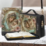 Believer - Étui à Bible en cuir chrétien personnalisé