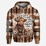 Love Highland Cows - Personalized Highland Cow Hoodie and Leggings