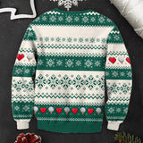 Driving Home For Christmas - Personalized Golf Ugly Sweater