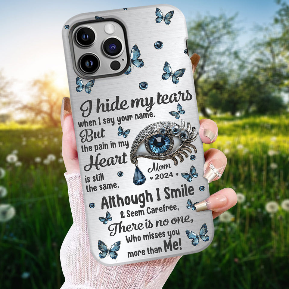 Mes larmes - Coque de téléphone personnalisée en hommage à mes larmes