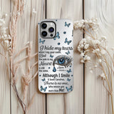 Mes larmes - Coque de téléphone personnalisée en hommage à mes larmes