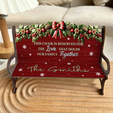 The Love That Holds Our Family Together - Personalized Family Wooden Bench